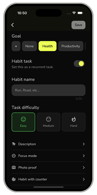 Rich options, easy to use