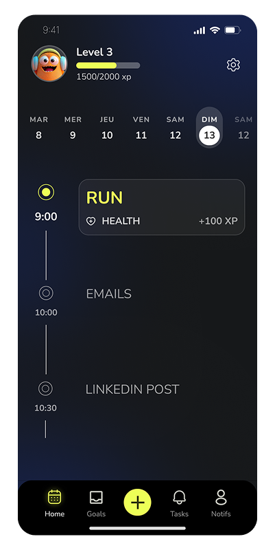 Track your daily tasks